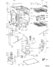 Схема №2 KFID60A (F091706) с изображением Инструкция по эксплуатации для электропосудомоечной машины Indesit C00358411