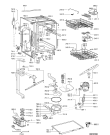 Схема №2 ADG 676/1 FD с изображением Обшивка для электропосудомоечной машины Whirlpool 480140102764