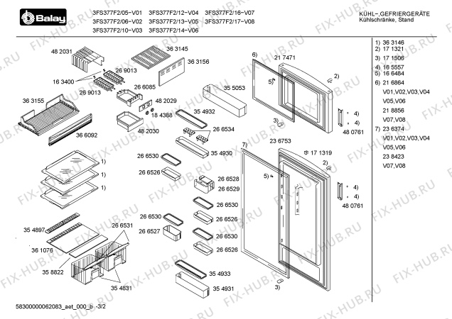 Схема №3 KSU40621 с изображением Кронштейн для холодильной камеры Bosch 00184391