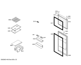 Схема №2 KD25VV10 с изображением Дверь морозильной камеры для холодильной камеры Siemens 00680917