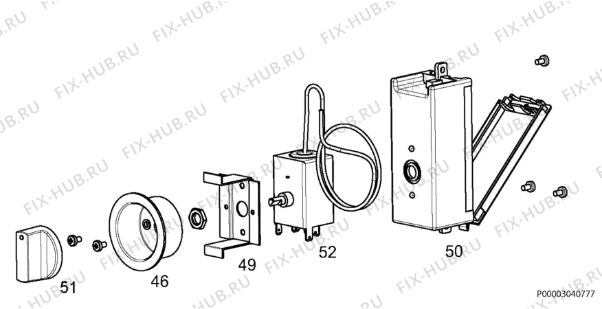 Взрыв-схема холодильника Zanussi ZFC11400WA - Схема узла Electrical equipment 268