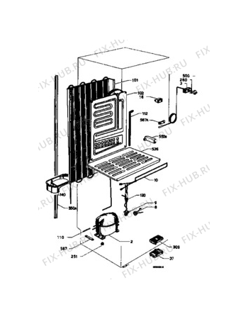 Взрыв-схема холодильника Unknown Z9410CPR - Схема узла C10 Cold, users manual