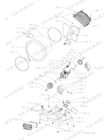 Схема №2 AZB 7570 с изображением Декоративная панель для стиралки Whirlpool 481073420181