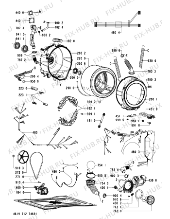 Схема №2 MHWE 950 WJ 02 с изображением Другое для стиралки Whirlpool 481010390921