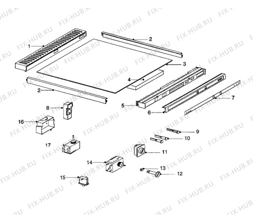 Взрыв-схема холодильника Zanussi ZFC56/46 - Схема узла Electrical equipment 268