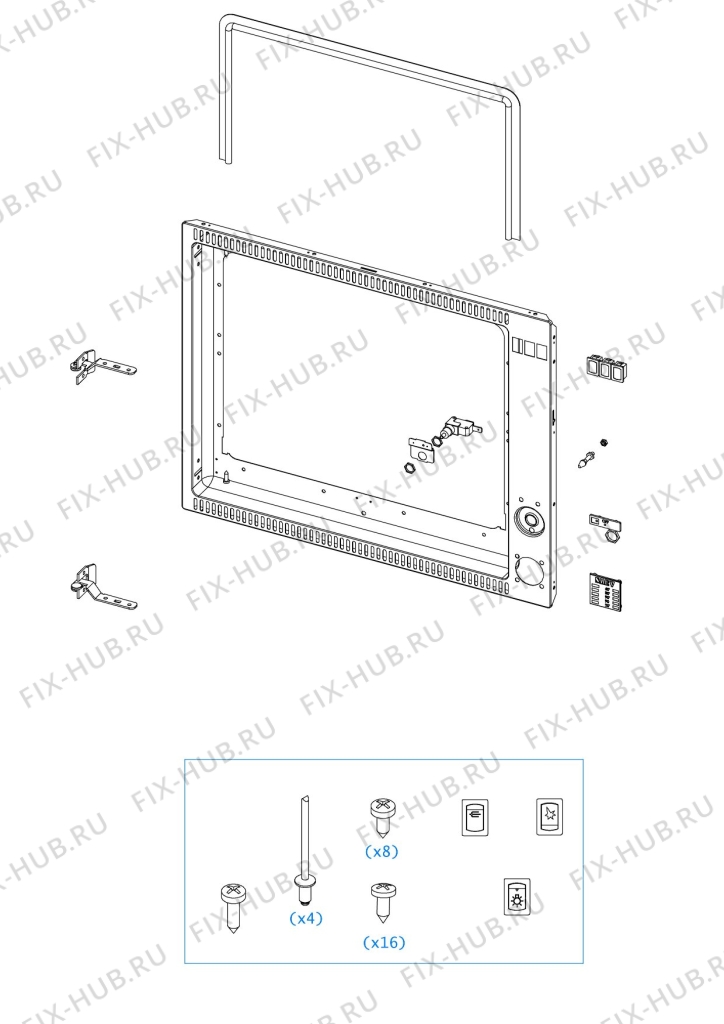 Большое фото - Всякое для холодильной камеры Electrolux 1053102099 в гипермаркете Fix-Hub