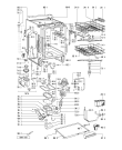 Схема №1 ADG 940 BL с изображением Панель для посудомойки Whirlpool 481245370267