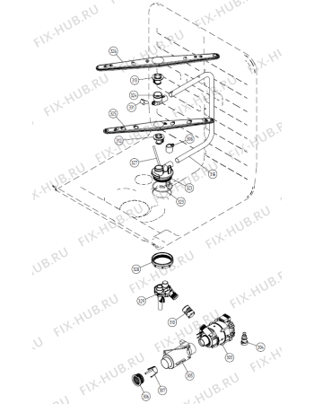 Взрыв-схема посудомоечной машины Gorenje DW85 Prof. DK   -Titan BiH Soft (170696, DW20.C) - Схема узла 03
