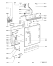 Схема №2 GSIS 6321/1 BR с изображением Панель для посудомоечной машины Whirlpool 481245372784