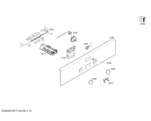 Схема №5 HBN331W0I с изображением Панель управления для духового шкафа Bosch 00749478