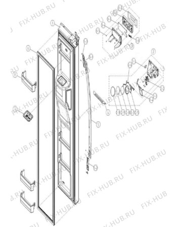 Взрыв-схема холодильника Gorenje FCNB520IN (657683, HZLF57966) - Схема узла 05