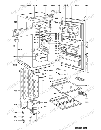 Схема №1 KVE 1750 A++ BR с изображением Панель ящика для холодильника Whirlpool 481240418525
