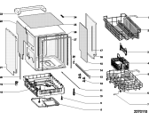 Схема №1 LFZ227AIXHA (F050560) с изображением Сенсорная панель для посудомоечной машины Indesit C00271913