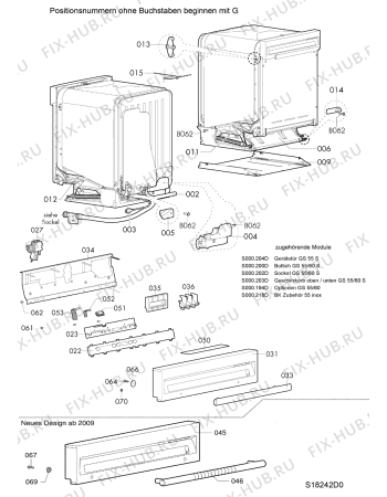 Схема №6 GS 6719/1 IN с изображением Защёлка для электропосудомоечной машины Whirlpool 481246228136