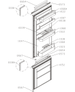 Схема №1 RKI52299 (274380, HZI3028) с изображением Дверь для холодильной камеры Gorenje 291315