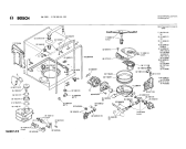 Схема №4 SMU52000 с изображением Крышка для посудомоечной машины Bosch 00081712