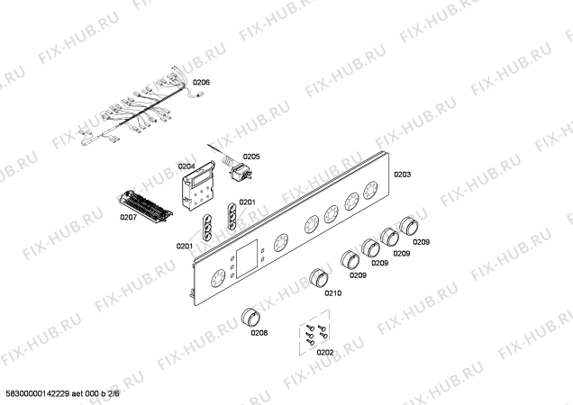 Схема №4 FRM5500 с изображением Крышка для плиты (духовки) Siemens 00244104