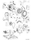 Схема №2 MFW 9700 AWW-AB с изображением Модуль (плата) для стиралки Whirlpool 480111100712