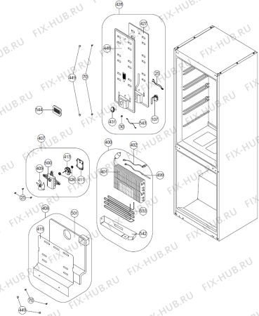 Взрыв-схема холодильника Upo RF43311NS (377469, HZS35664) - Схема узла 02