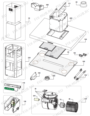 Схема №1 IDT9436X (364665, IS1S4HE) с изображением Крышка для вытяжки Gorenje 407480