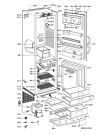 Схема №1 625.1.02 с изображением Корпусная деталь для холодильника Whirlpool 481221778185