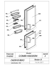 Схема №5 BEKO CN236100 (7514020002) с изображением Дверца для холодильника Beko 4617680100