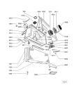 Схема №1 AKS 632/WH с изображением Защёлка для вентиляции Whirlpool 481240448335