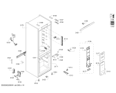 Схема №4 KG36NAB35G, Siemens с изображением Дверь для холодильной камеры Siemens 00718461