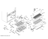 Схема №6 T30BB810SS с изображением Панель для холодильной камеры Bosch 00744315