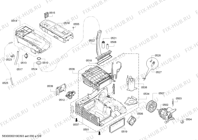 Схема №4 WT46W260IT IQ300 selfCleaning condenser с изображением Панель управления для сушильной машины Siemens 11003503