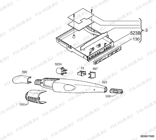 Взрыв-схема холодильника Aeg Electrolux S74168TK3 - Схема узла Diffusor