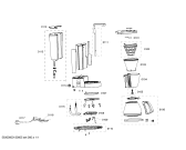 Схема №1 CG7226 с изображением Контейнер для фильтра для электрокофемашины Bosch 00645271