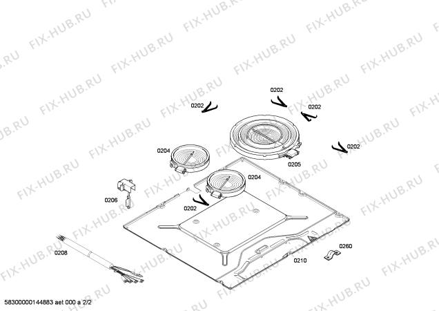 Схема №1 3EB718F vitro.balay.60.tc_basic.2r+1pp.prf_lat. с изображением Конфорка для духового шкафа Bosch 00672361