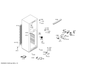 Схема №2 3FEL2350 с изображением Дверь для холодильника Bosch 00477732