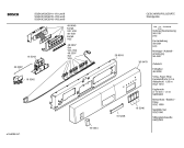 Схема №5 SGS43C02GB Classixx с изображением Передняя панель для посудомоечной машины Bosch 00369478