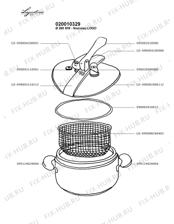 Схема №1 004010212 с изображением Сотейника Seb LS-090002000112