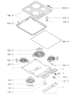 Схема №1 BCE 822/AV с изображением Переключатель для плиты (духовки) Whirlpool 481941129047