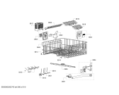 Схема №8 SM55E533CH с изображением Корзина для посуды для посудомойки Siemens 00776229