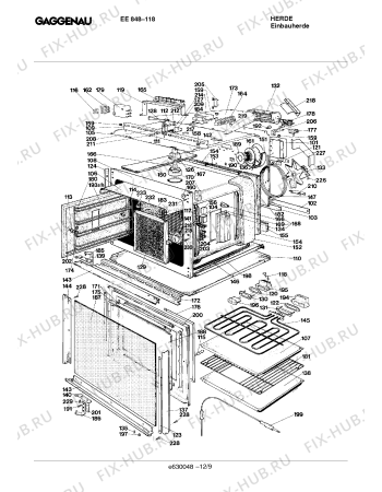 Схема №8 EE848116 с изображением Мотор вентилятора для плиты (духовки) Bosch 00291136