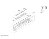 Схема №7 SN636X02CE с изображением Набор кнопок для посудомойки Siemens 10003351