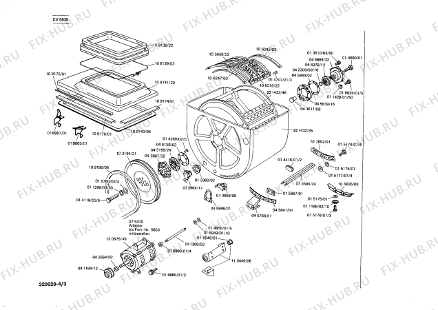 Схема №4 0722054111 VT590 с изображением Ручка для стиралки Bosch 00045949