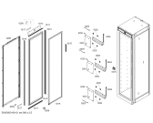 Схема №4 CIW24MIIR6 с изображением Дверь для холодильной камеры Bosch 00713368