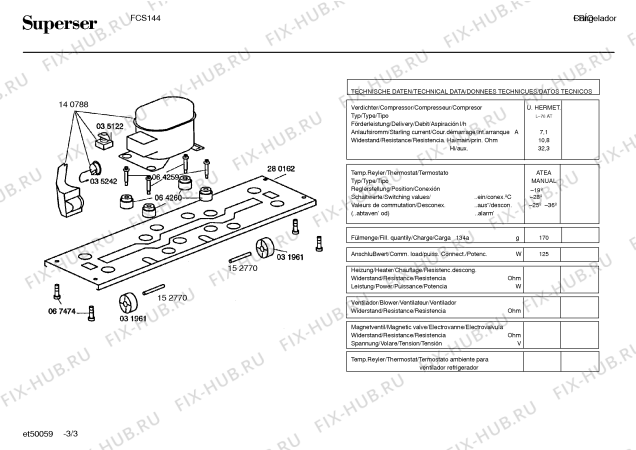 Схема №1 FCS144 с изображением Декоративная рамка для холодильника Bosch 00207998