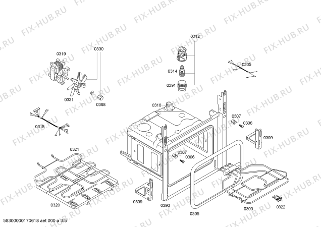 Схема №4 HBA23B223E horno.BO.2d.b2.E0_CIF.f_glass.blanco с изображением Внешняя дверь для электропечи Bosch 00688974