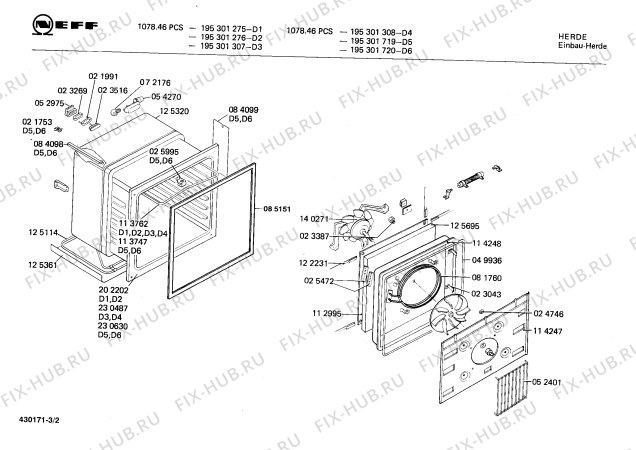 Схема №3 195301720 1078.46PCS с изображением Переключатель для духового шкафа Bosch 00025877