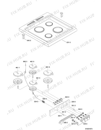 Схема №2 ACM 864 GR с изображением Втулка для электропечи Whirlpool 481244039189