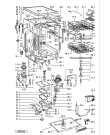 Схема №1 ADP 968/1 NB с изображением Панель для электропосудомоечной машины Whirlpool 481245379781