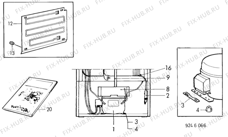 Взрыв-схема холодильника Husqvarna Electrolux GM103KSF - Схема узла C10 Cold, users manual