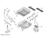 Схема №4 SGI45E16GB с изображением Передняя панель для посудомоечной машины Bosch 00449829