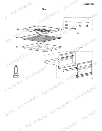 Схема №8 STH 8563 IN с изображением Обшивка для плиты (духовки) Whirlpool 482000023958